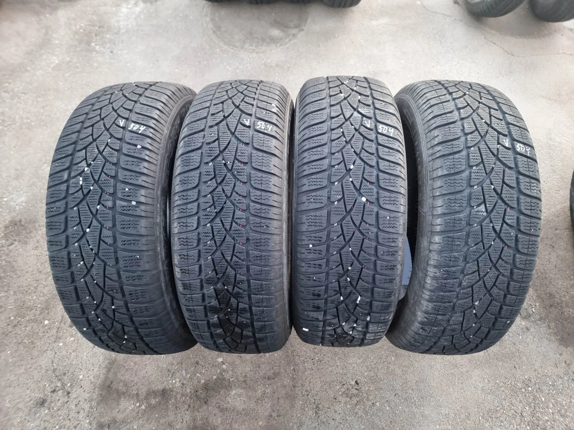 4бр зимни гуми за бус 215/60/17С Dunlop V504 5