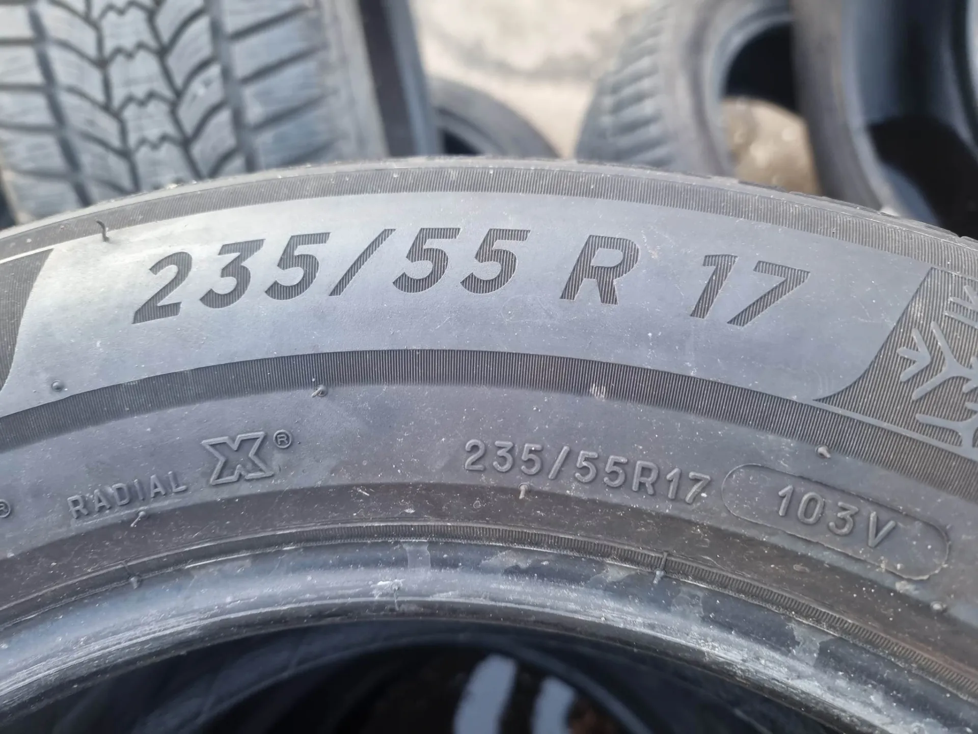 6бр зимни гуми 235/55/17 Michelin V565 8