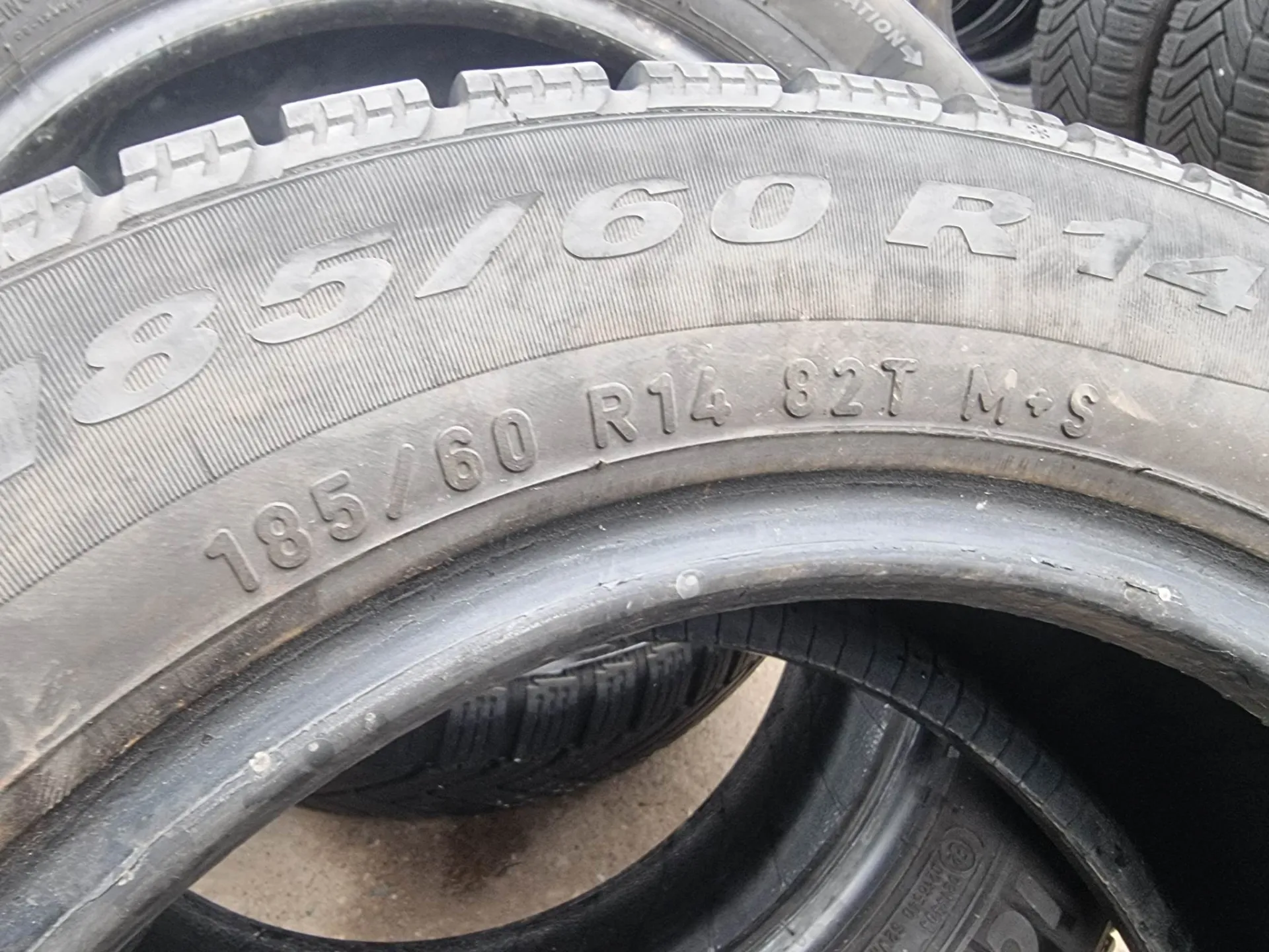 2бр зимни гуми 185/60/14 Pirelli V582 4