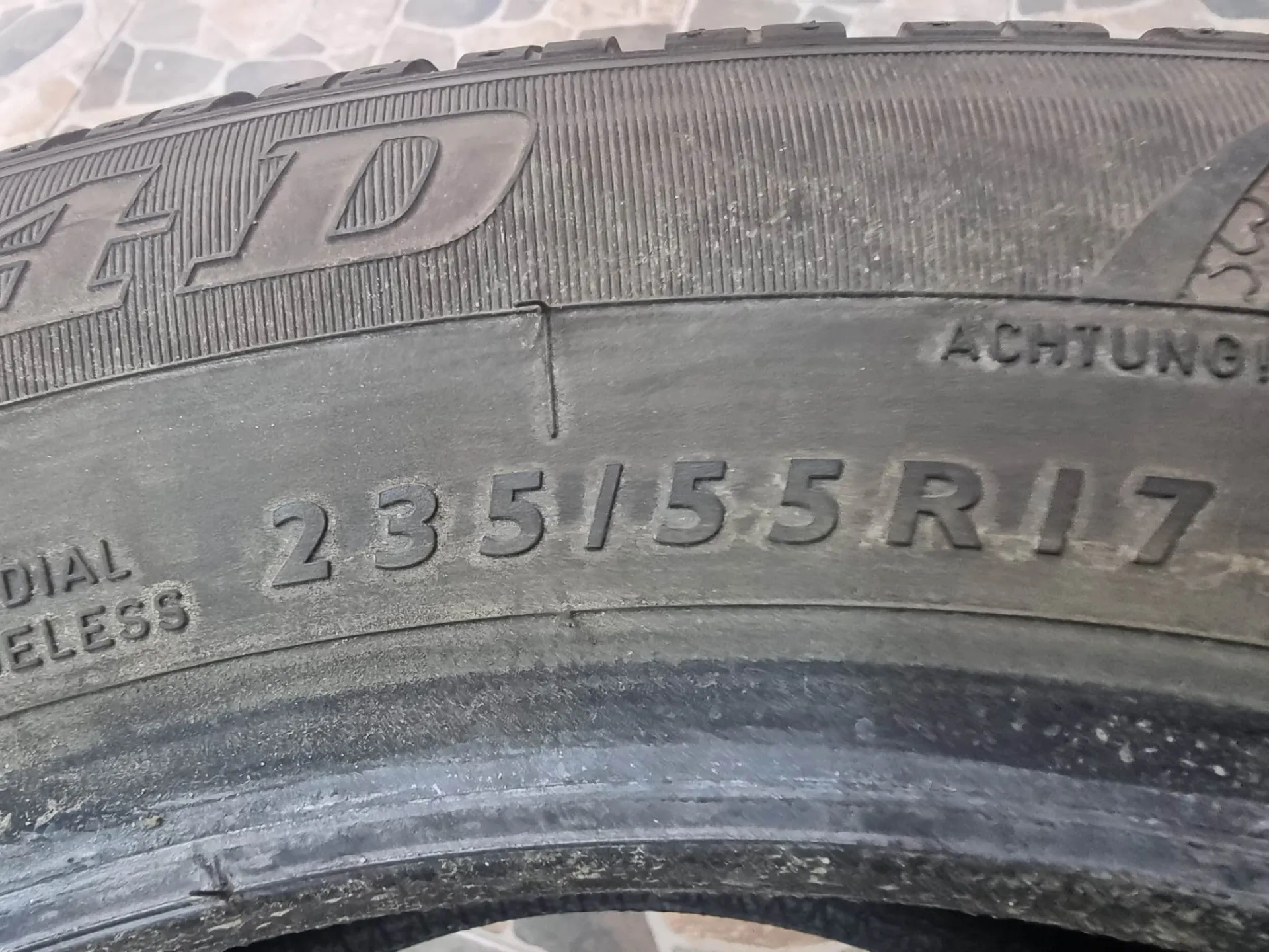 2бр зимни гуми 235/55/17 Dunlop C041 4