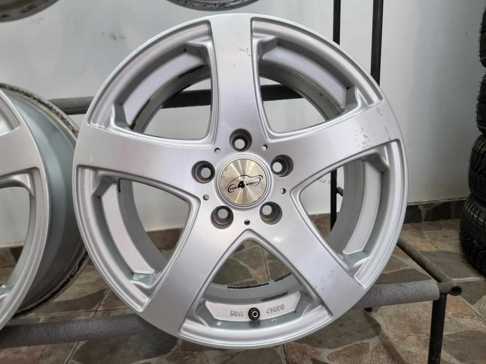 4бр 16ски джанти Com 4 Wheels за Mercedes, Audi, VW 5х112мм A160409 4