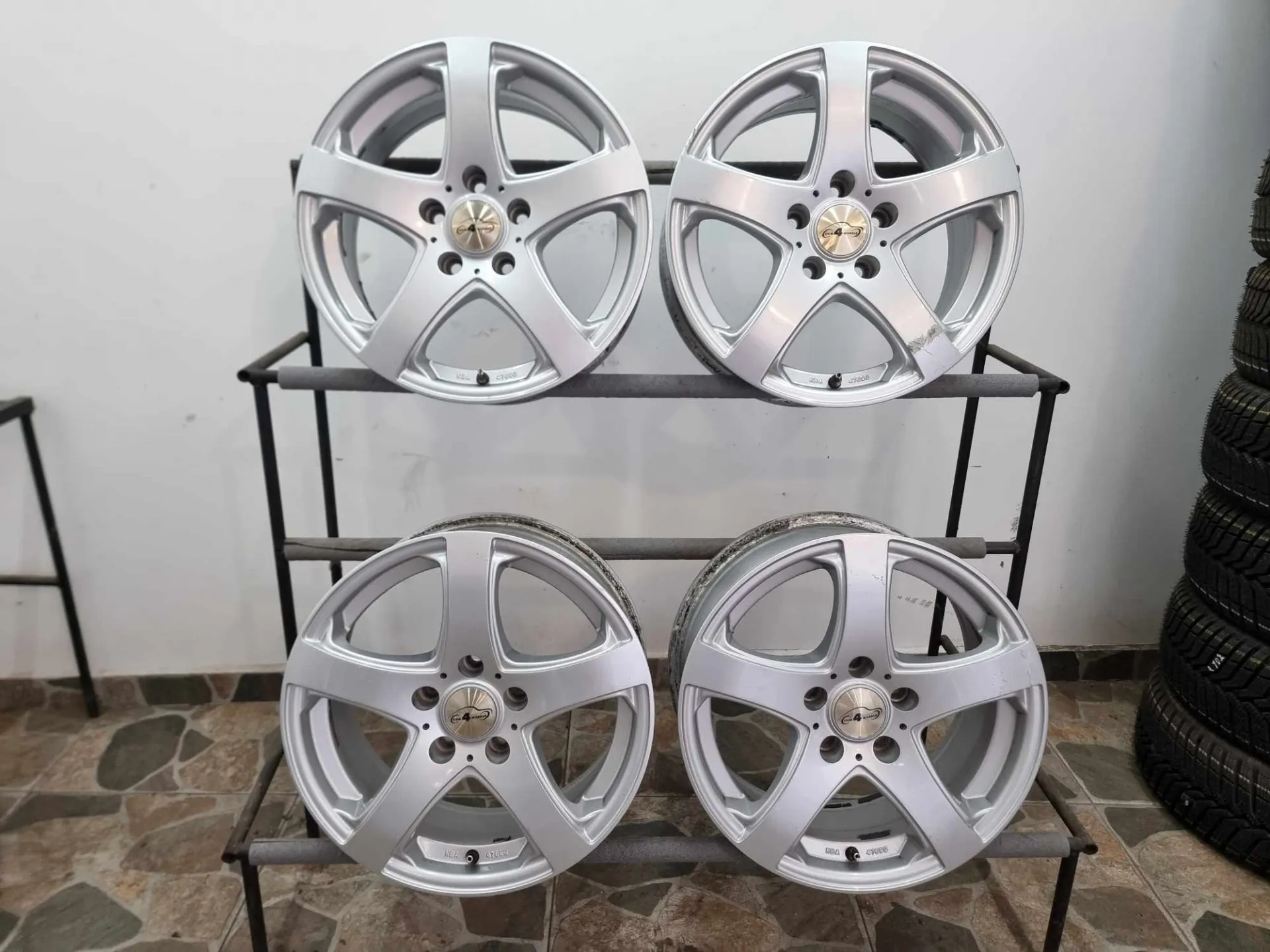 4бр 16ски джанти Com 4 Wheels за Mercedes, Audi, VW 5х112мм A160409 6