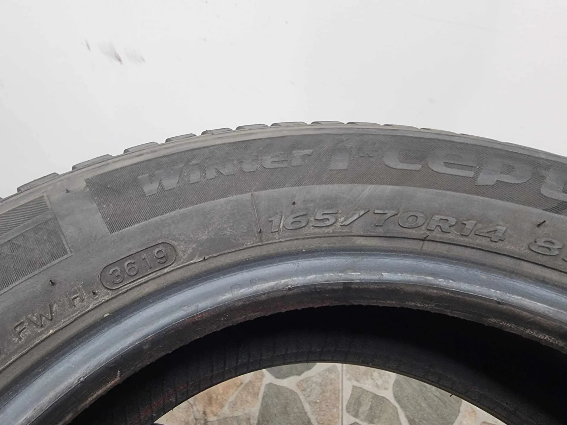 2бр зимни гуми 165/70/14 HANKOOK L01171 4