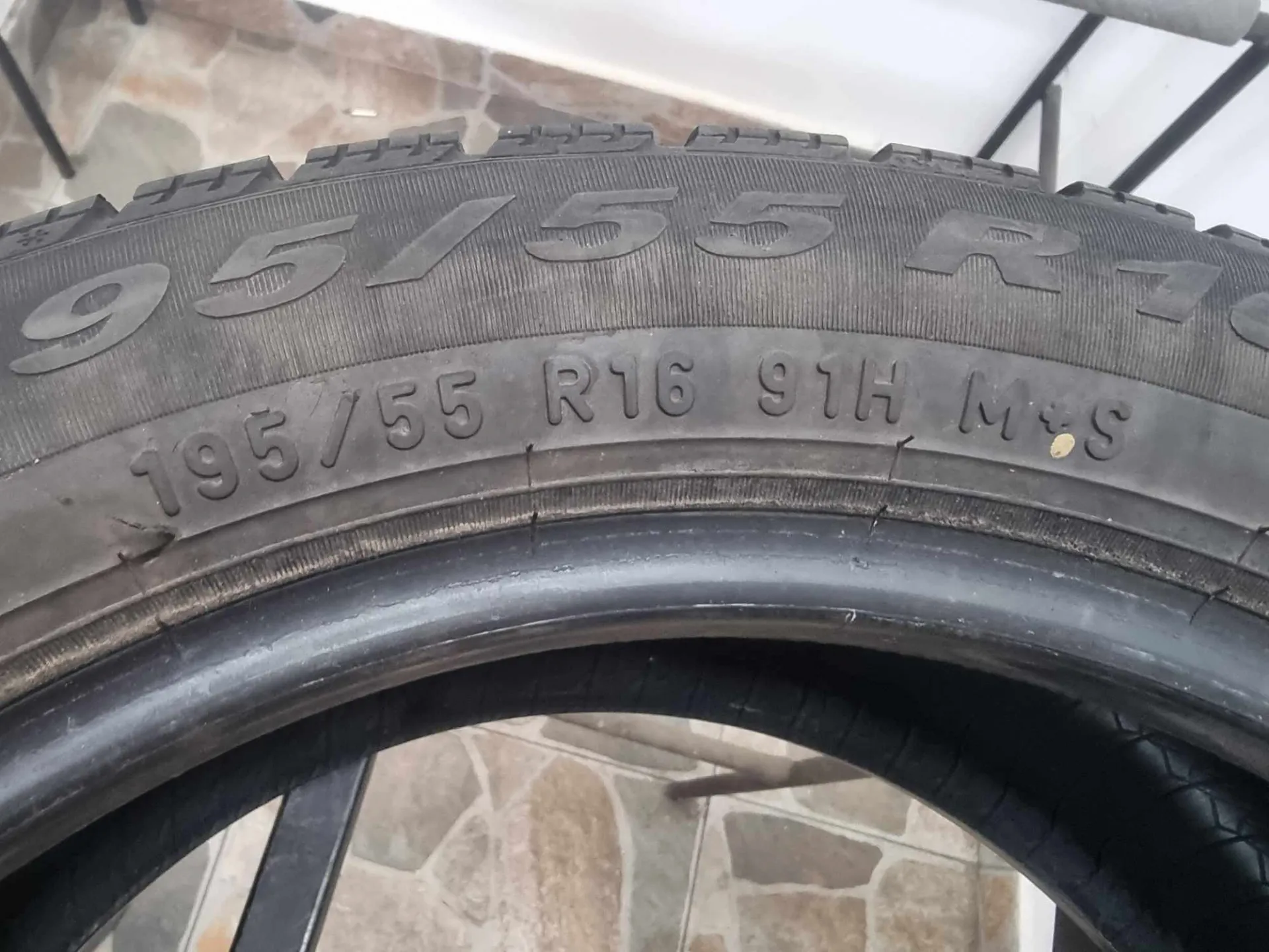 2бр зимни гуми 195/55/16 PIRELLI L01173 4