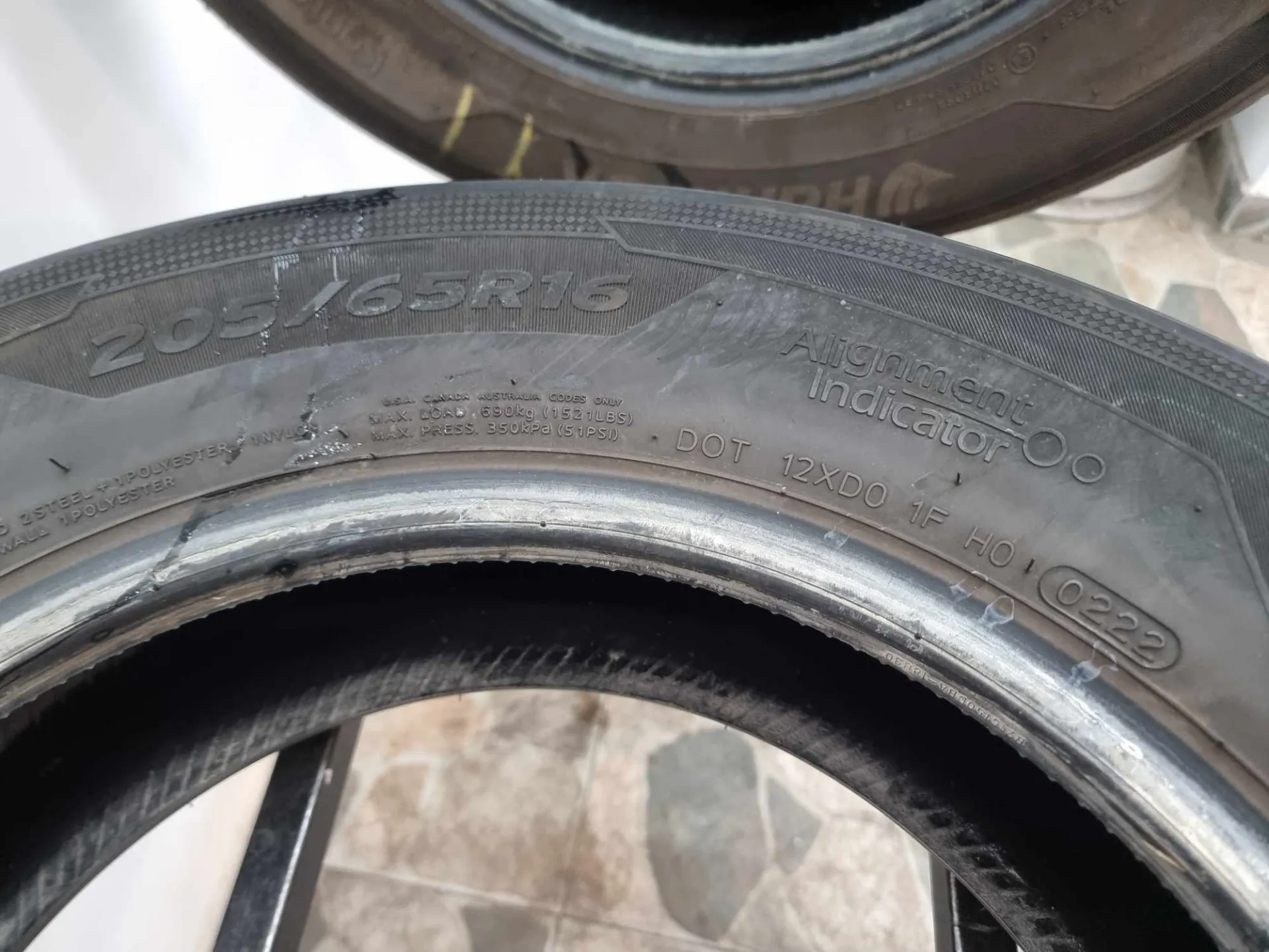 2бр летни гуми 205/65/16 HANKOOK L01326 4