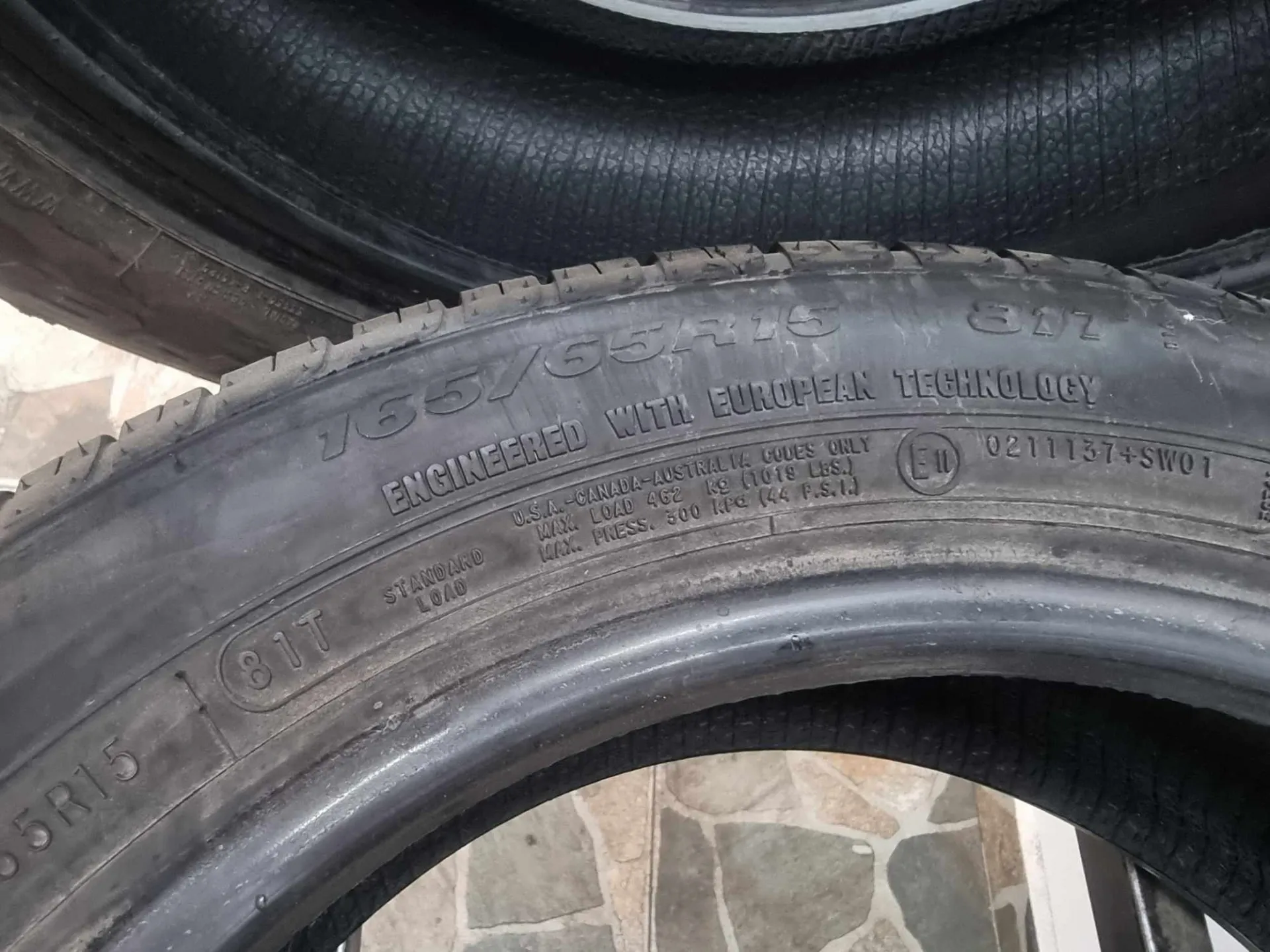 4бр летни гуми 165/65/15 DUNLOP L01378 6