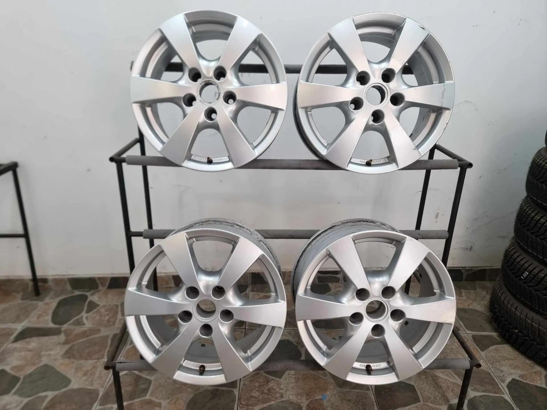 4бр 16ски джанти PLATIN за MERCEDES, AUDI, VW 5х112мм A160548 6