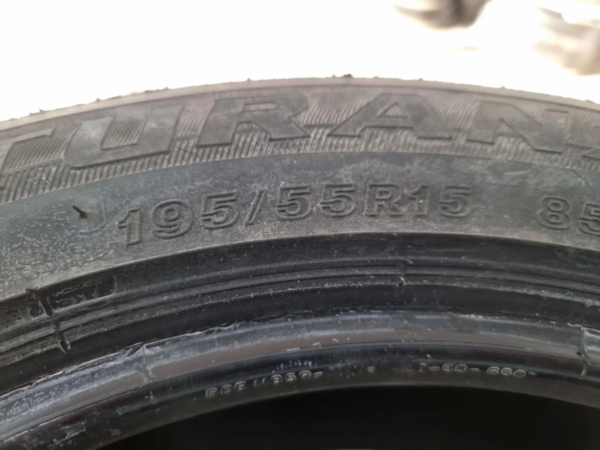 1бр лятна гума 195/55/15 BRIDGESTONE L02366  2