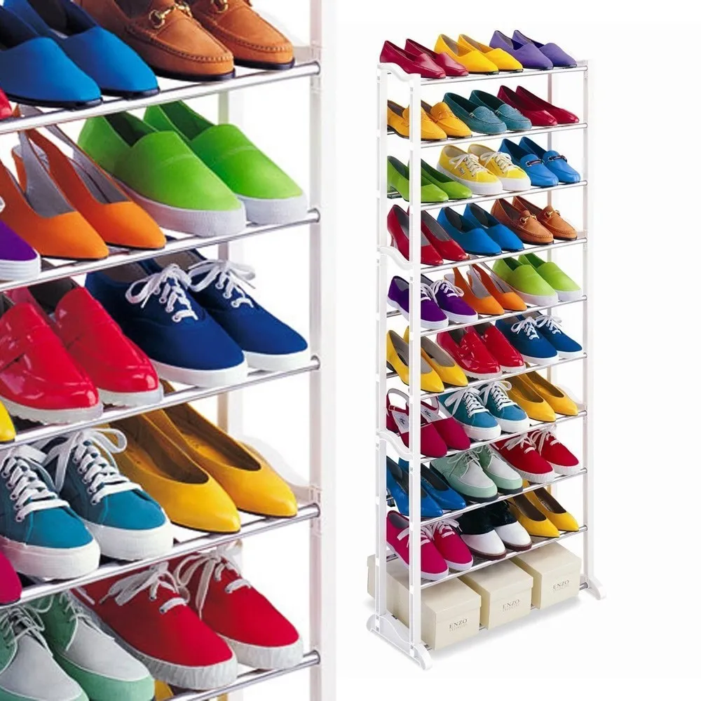 Метална Етажерка - Стелаж за обувки до 30 чифта Amasing Shoes Rack. 2