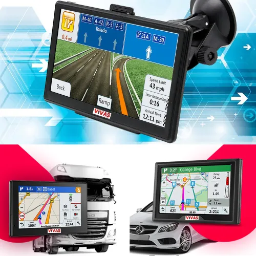 GPS навигация за кола и камион s  7 Инча 1