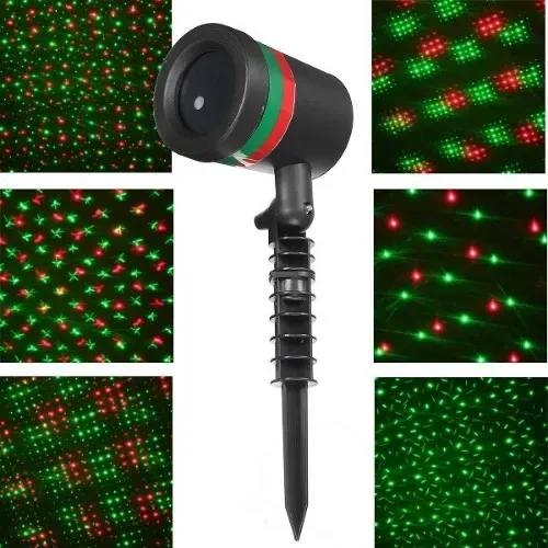 Цветен лазер Laser Shower Light с хиляди Светлини -  водоустойчив за външна и вътрешна употреба 4