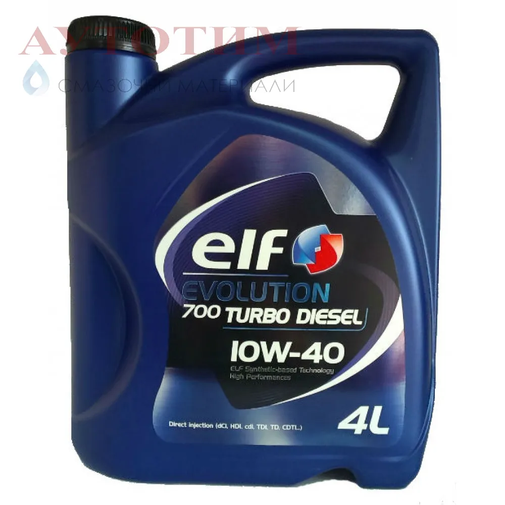 ELF Evolution 700 Turbo Diesel 10W-40 4 литра