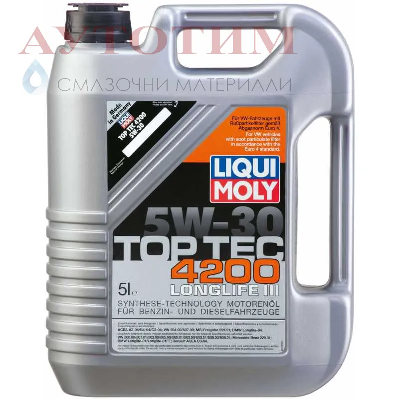 Liqui Moly Top Tec 4200 5W-30 5 литра 8973