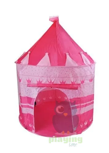 Розова детска палатка 2