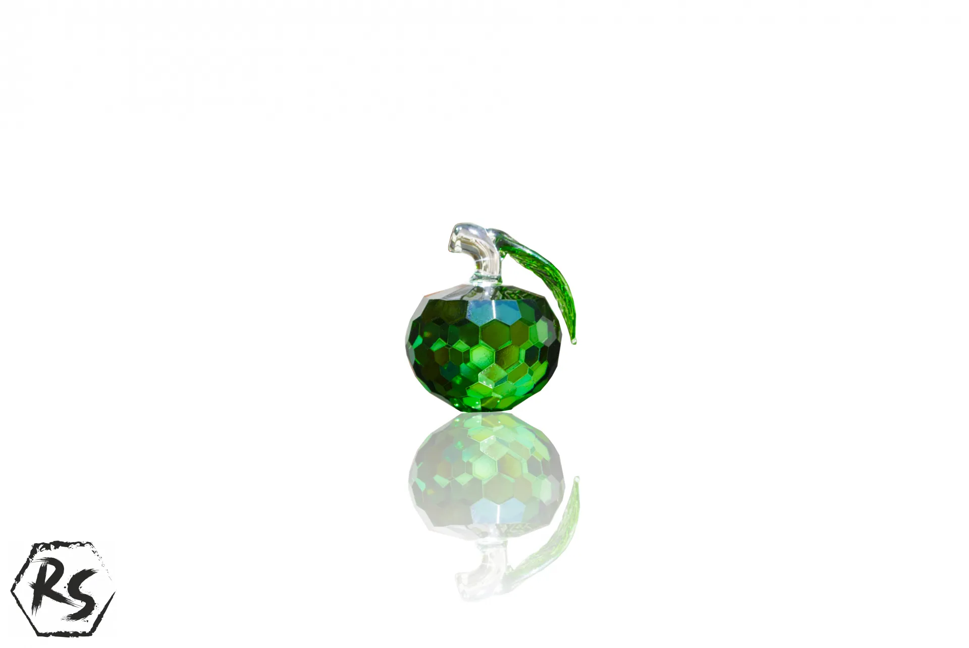 Зелена кристална ябълка 4
