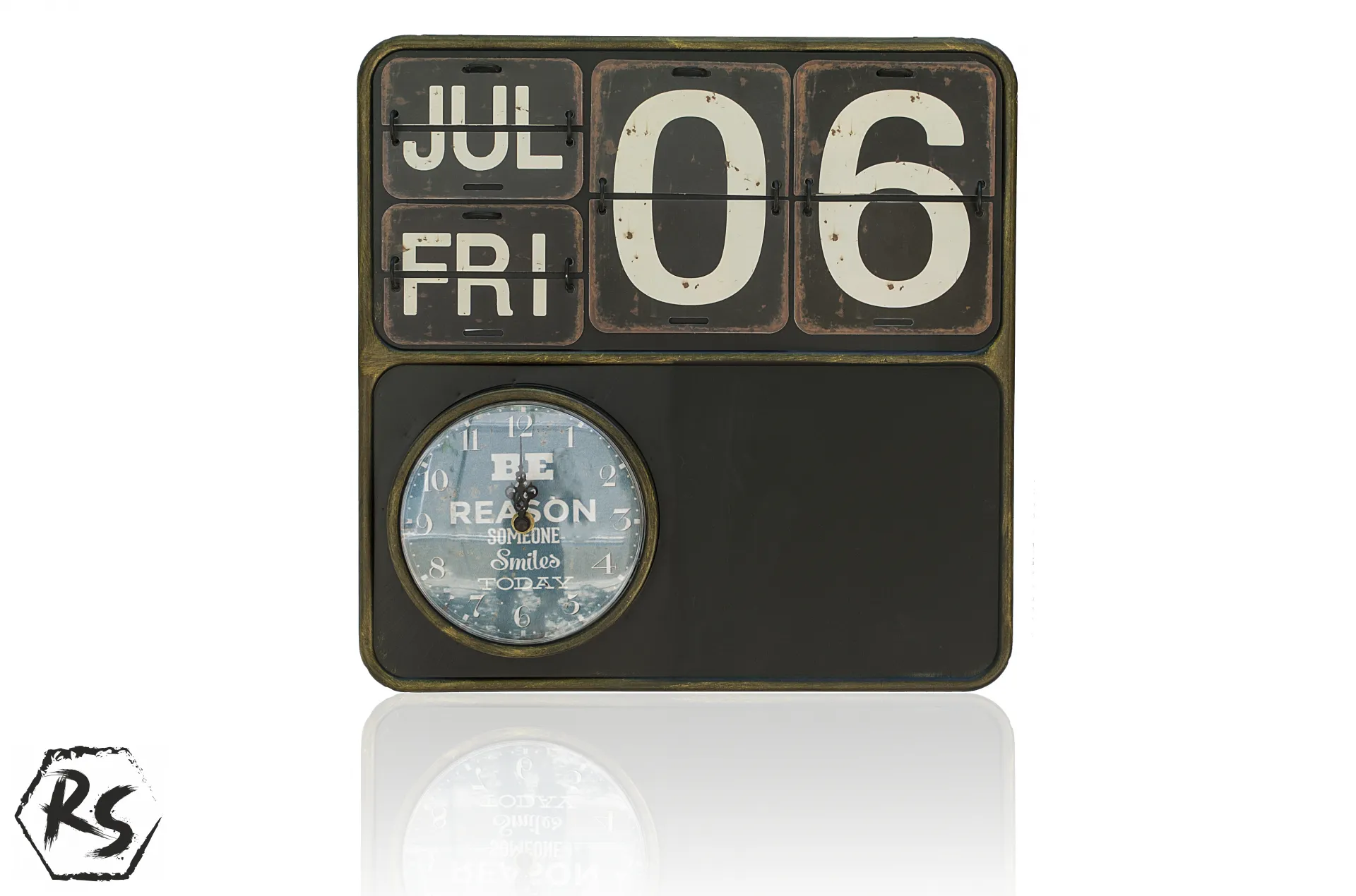 Часовник с вечен календар и табло за писане