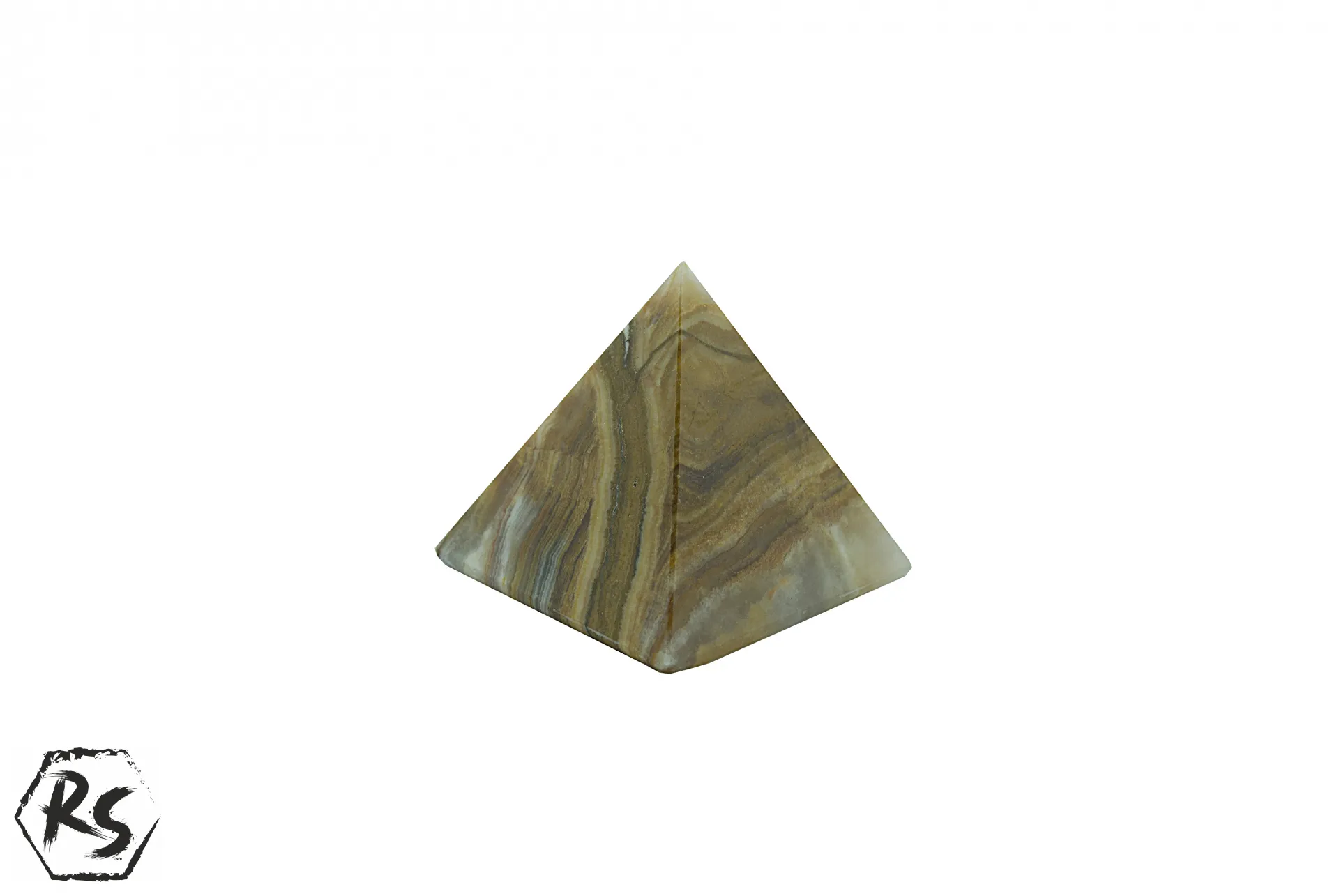 Пирамида от мраморен оникс кафява 1