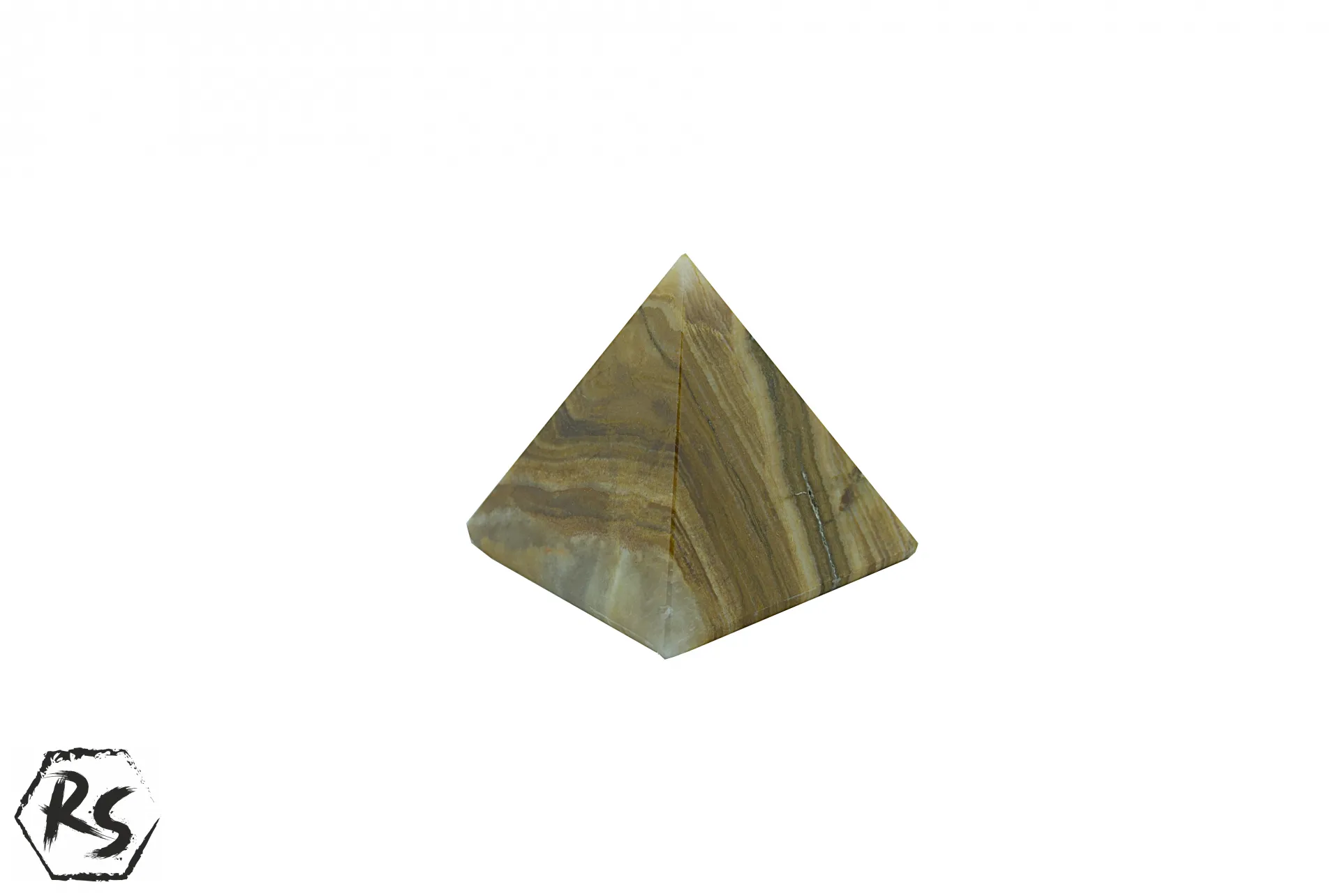 Пирамида от мраморен оникс кафява 2
