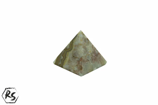 Пирамида от мраморен оникс в кафяво 1