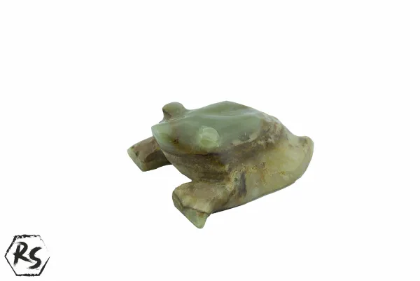 Фигура на жаба от мраморен оникс 1