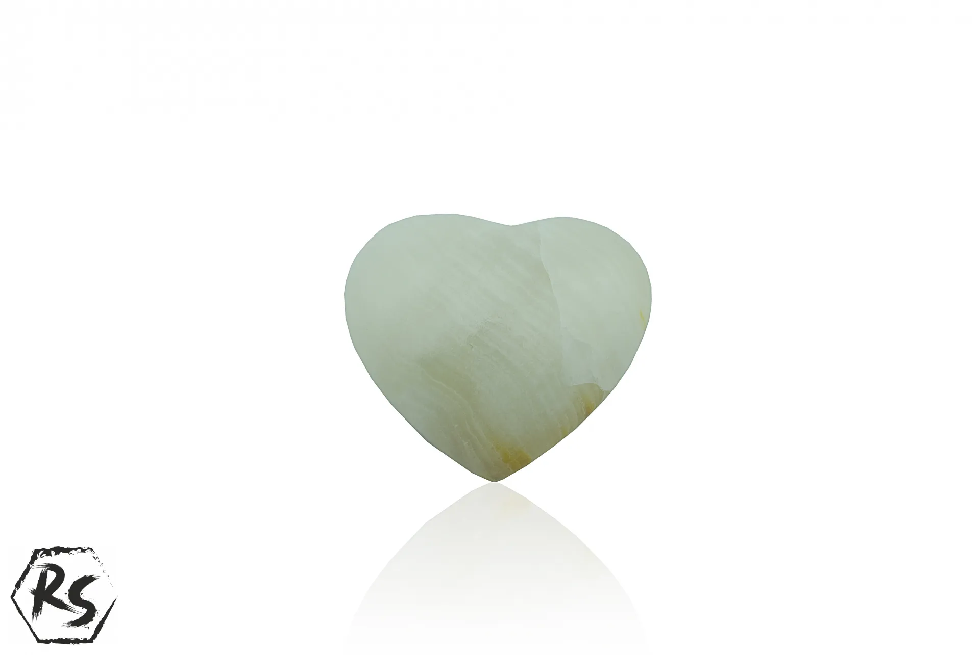 Сърце от мраморен оникс 5 см 2