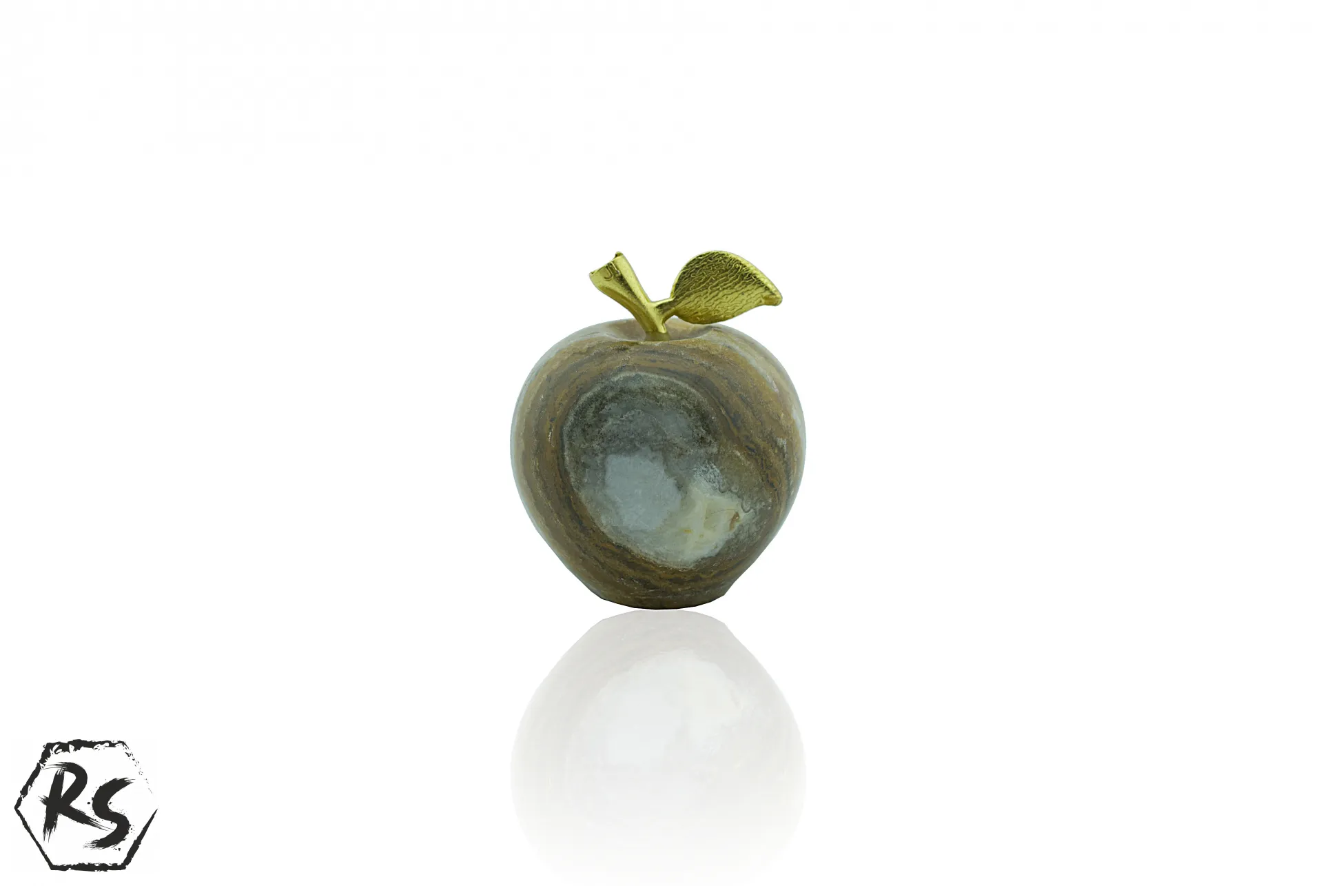 Малка ябълка от мраморен оникс 1