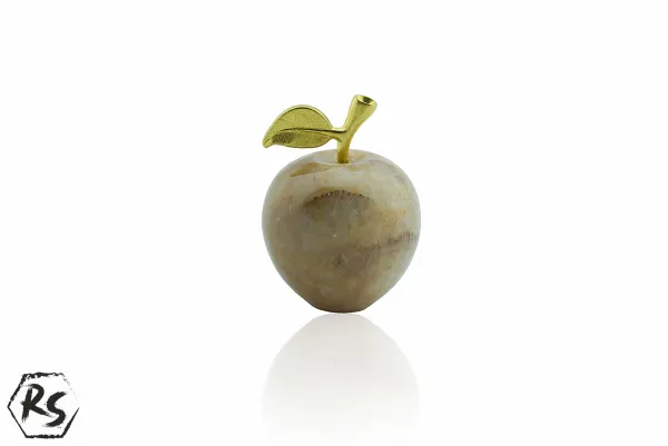 Ябълка от мраморен оникс за декорация 1