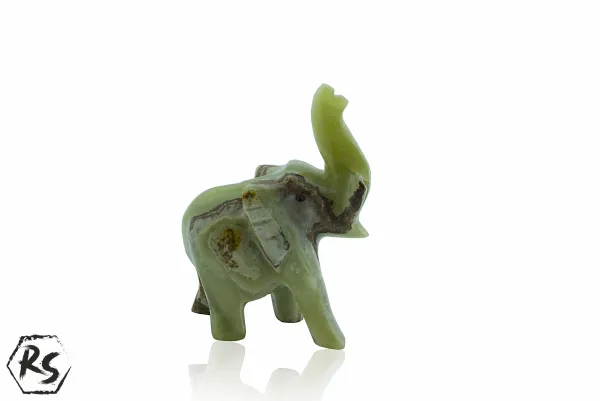 Слон от мраморен оникс за декорация  1