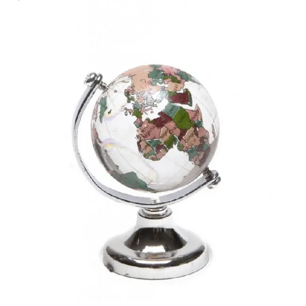 Стъклен глобус за декорация на бюро или за подарък 