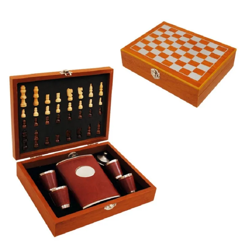Комплект Шах с манерка и 4 чашки 