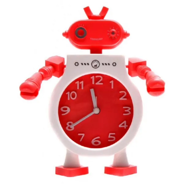  Настолен часовник с аларма във формата на робот  1