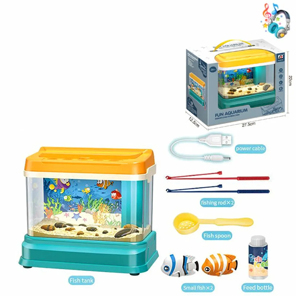 Детски аквариум светещ и музикален Danysgame - Код W4382