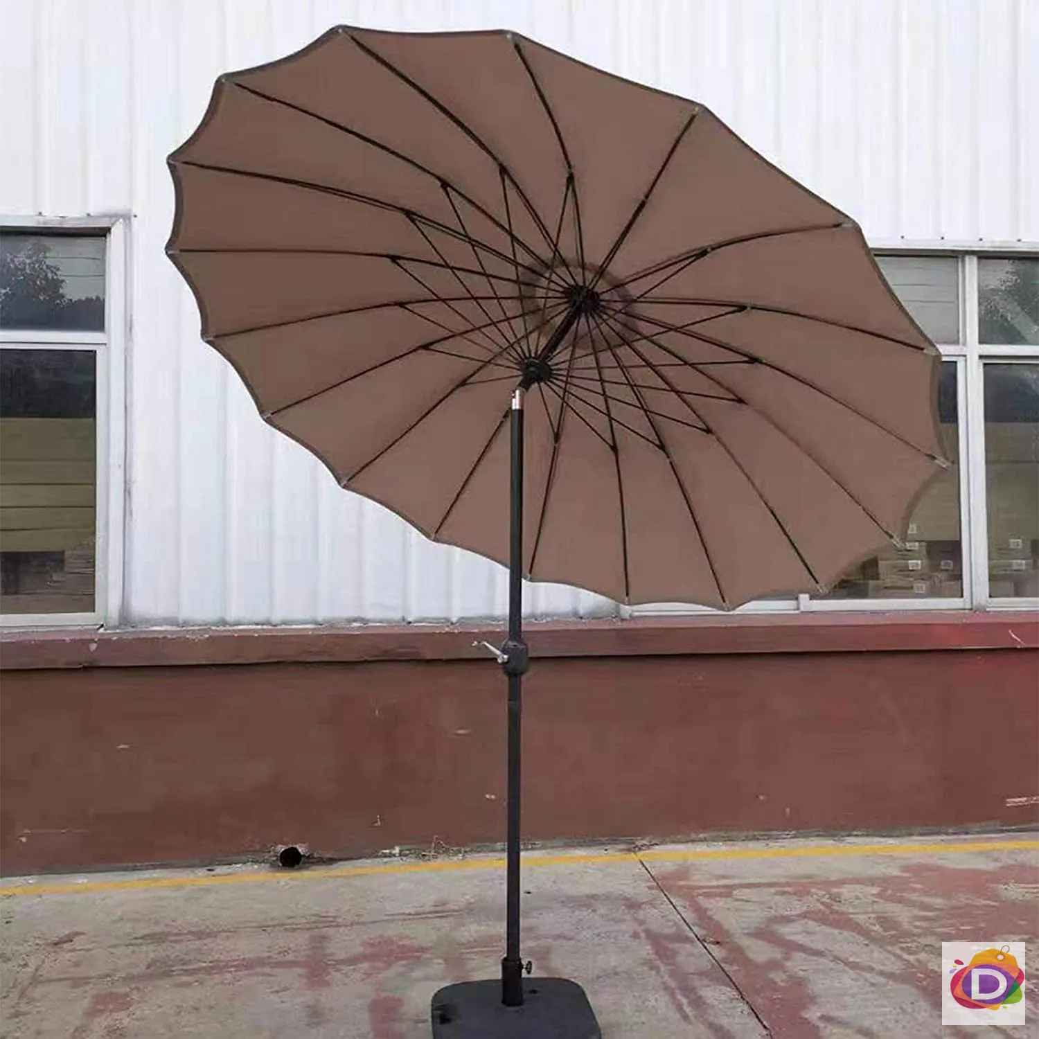 Градински чадър с алуминиев прът Varangue, 250 см 1