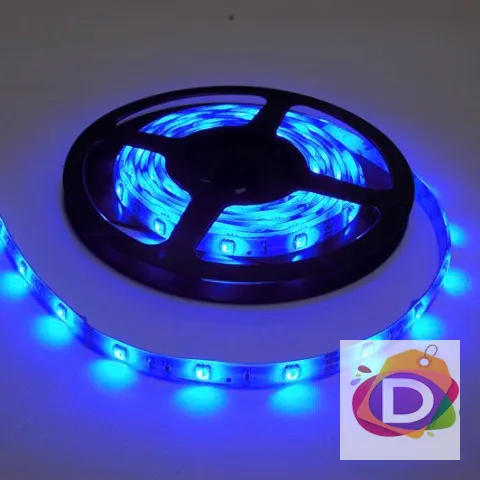 LED лента 3528, 60 диода, синя светлина, 5 метра