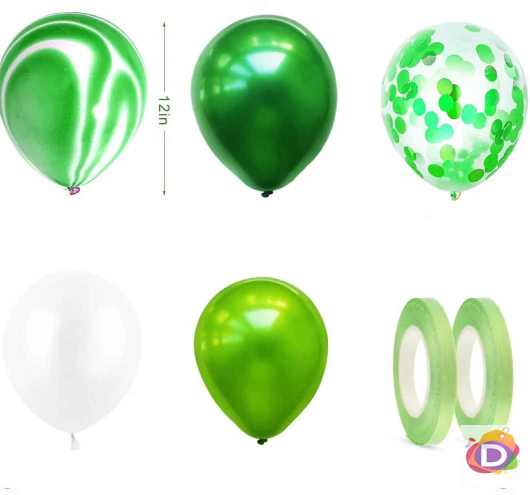 Балони зелени, 36 бр 2