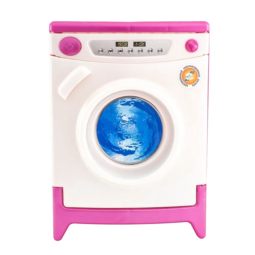 Детска перална машина с реалистични звуци и макети на препарати за пране Orion - Код W4516