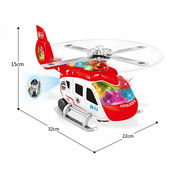 Детски хеликоптер с проекция Danysgame - Код W4542