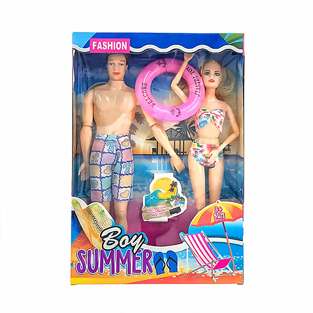 Детски комплект кукли на плаж Danysgame - Код W4571