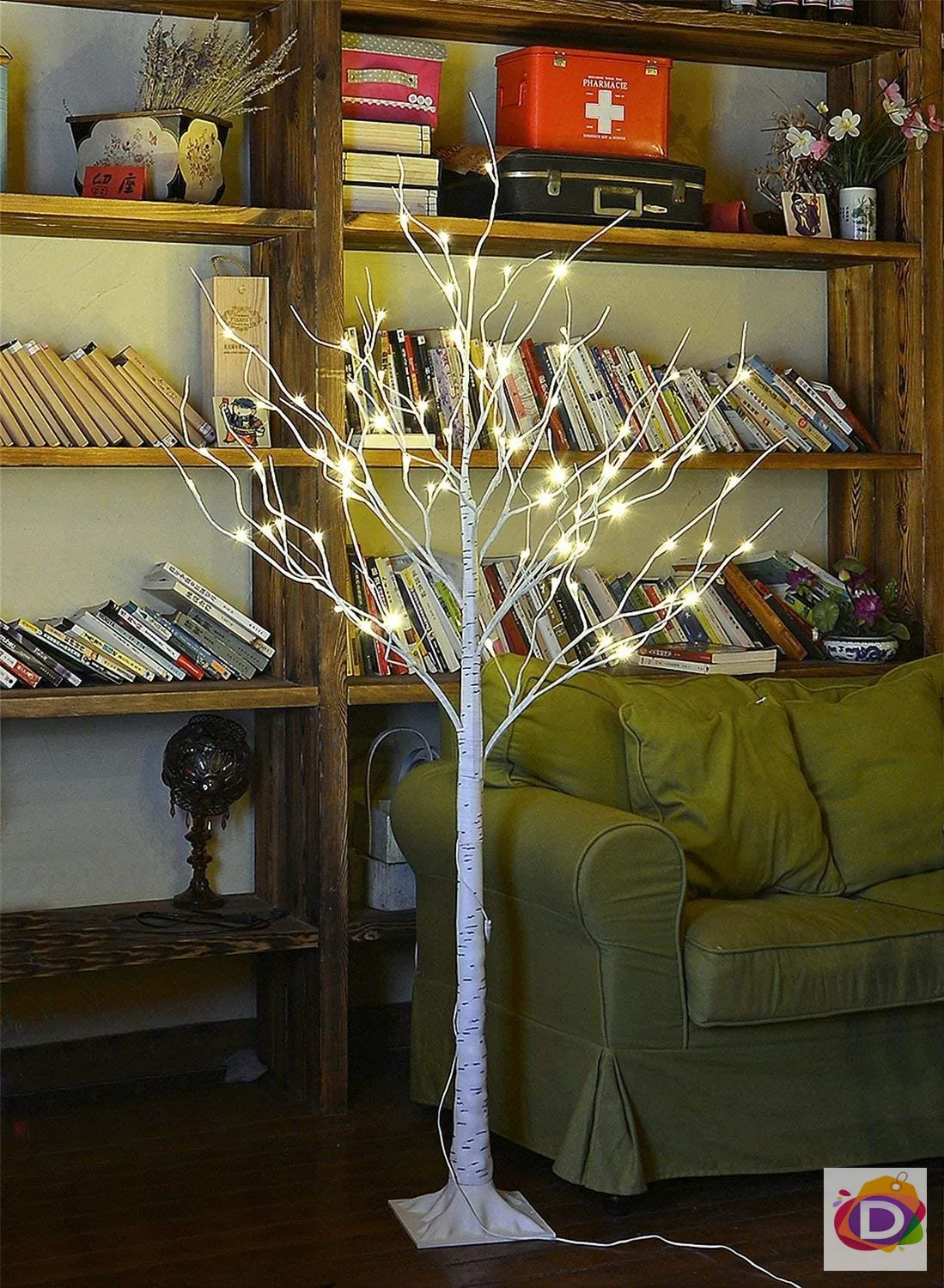 Светещо декоративно дърво бреза, 90cm , 60 LED Danysgame - Код D988 2