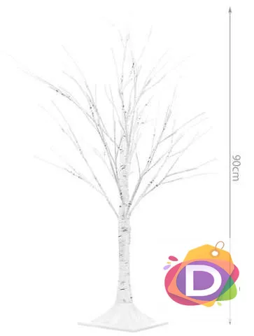 Светещо декоративно дърво бреза, 90cm , 60 LED Danysgame - Код D988 3