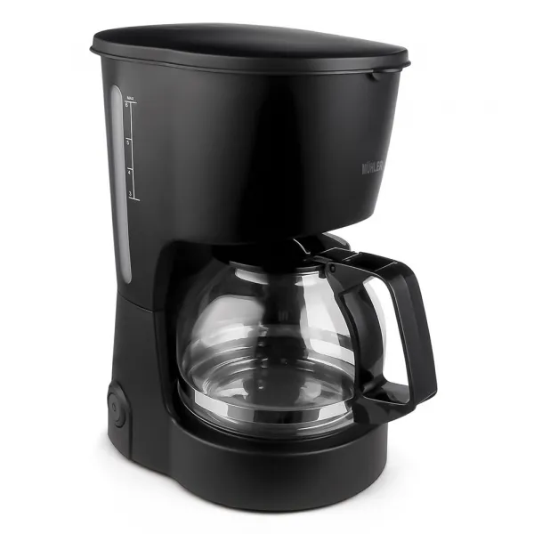 Кафеварка Muhler MCM-1080, 600W, 4-6 чаши кафе, Черен - Код G8537