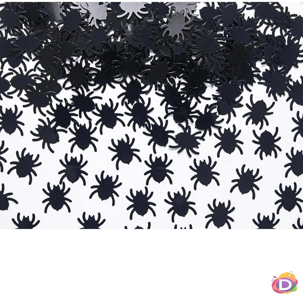 Хелоуин паяци черни с размери 1.2х1.2 см Danysgame - Код D1024