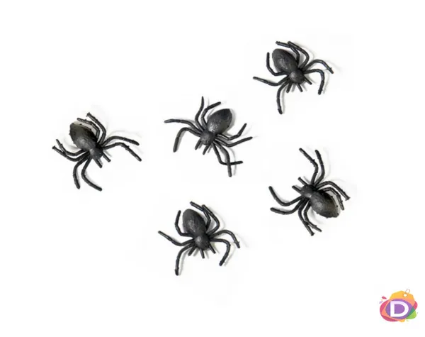 Пластмасови паяци, 10 бр., черни Danysgame - Код D1022 1