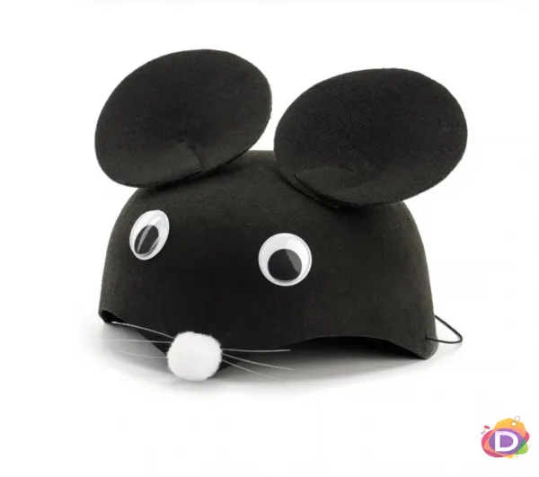 Черна шапка Мишка Danysgame - Код D1027 1
