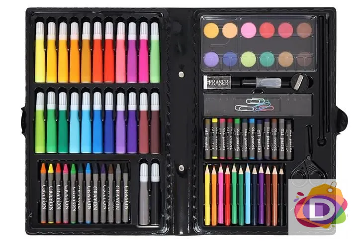 Комплект за оцветяване и рисуване, 86 елемента - Код D1171 2
