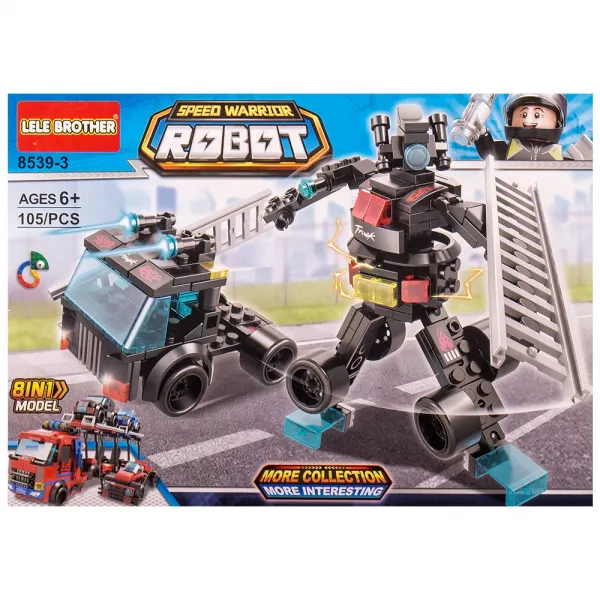 Детски конструктор робот и кола Danysgame - Код W4678