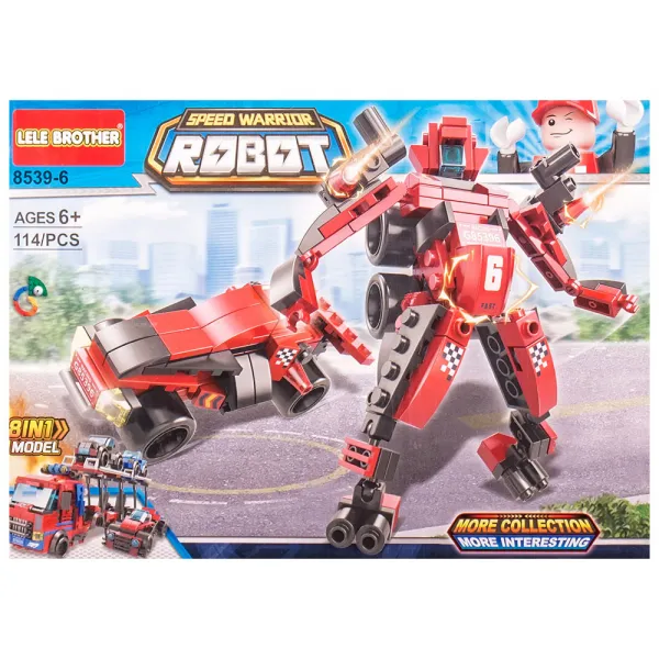 Детски конструктор робот и кола Danysgame - Код W4681
