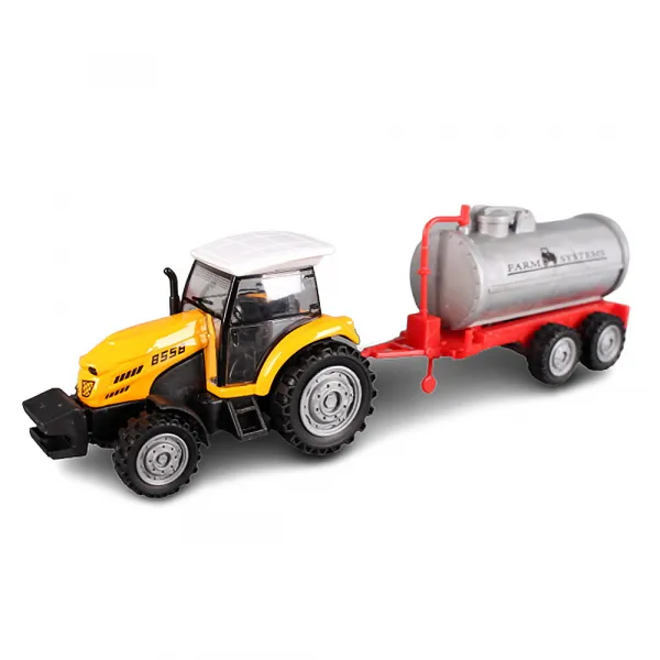 Детски метален трактор и ремарке Danysgame - Код W4727