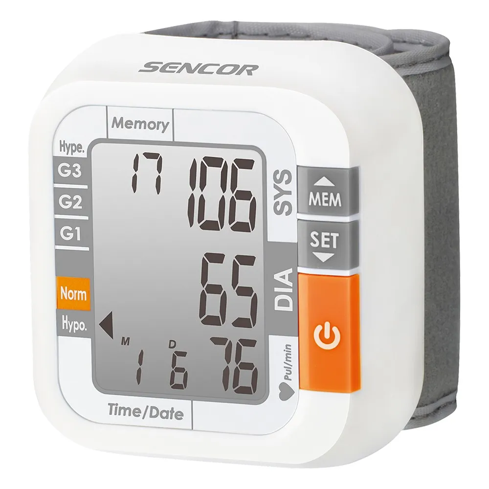 Апарат за измерване на кръвно налягане Sencor SBD 1470, Бял - Код G5318