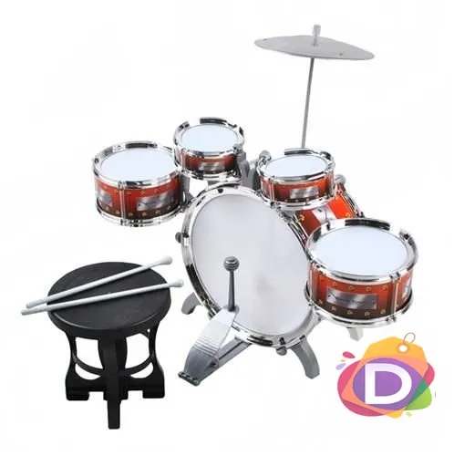 Детски комплект барабани и столче - Код D1414 2